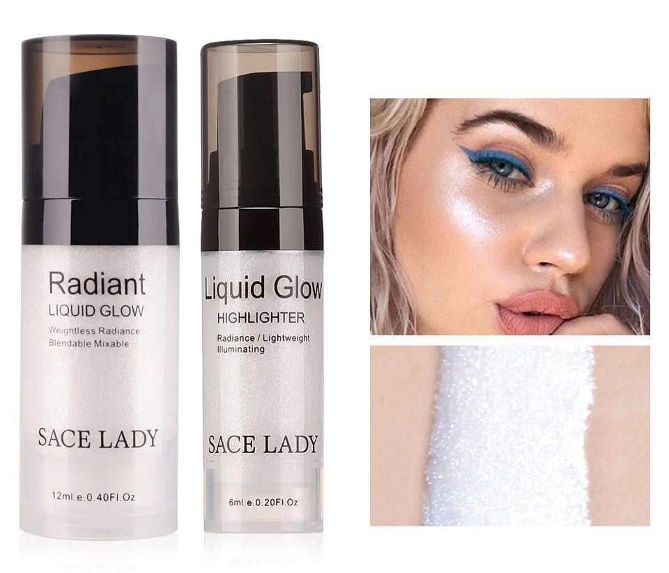 Liquid Illuminator Skin Bronzers And Face Highlighter Cream Bronzers & Highlighters SACE LADY Official Store 01 Silver