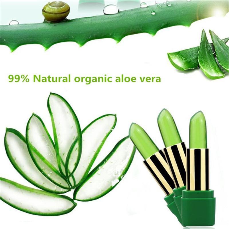 Long Lasting Moisturizing Aloe Vera Lipstick Nutritious Lipbalm Lip Balm INbeauty Store