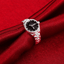 Lovers Creative Steel Finger Ring Quartz Watch with Diamond Dial Lover's Watches Shenzhen Sunshine Wholesale Co.,Ltd