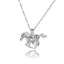 Luminous Hollow Horse Necklace Pendant Necklaces The home of beautiful ornaments