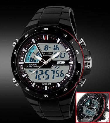 Luminous Mode Quartz Watch Quartz Watches Skmei Watch Store red circle