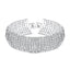 Luxury Clear Rhinestone Jewelry Set Bridal Jewelry Sets mecresh Official Store Bracelet