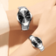 Luxury Fashion Couples Waterproof Dress Calendar Lover Watch Lover's Watches Citytime Watch Factory Store Silver Band one Pair