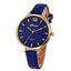 Malloom Casual Leather Quartz Watch Women's Watches Puscard Watches Store Blue