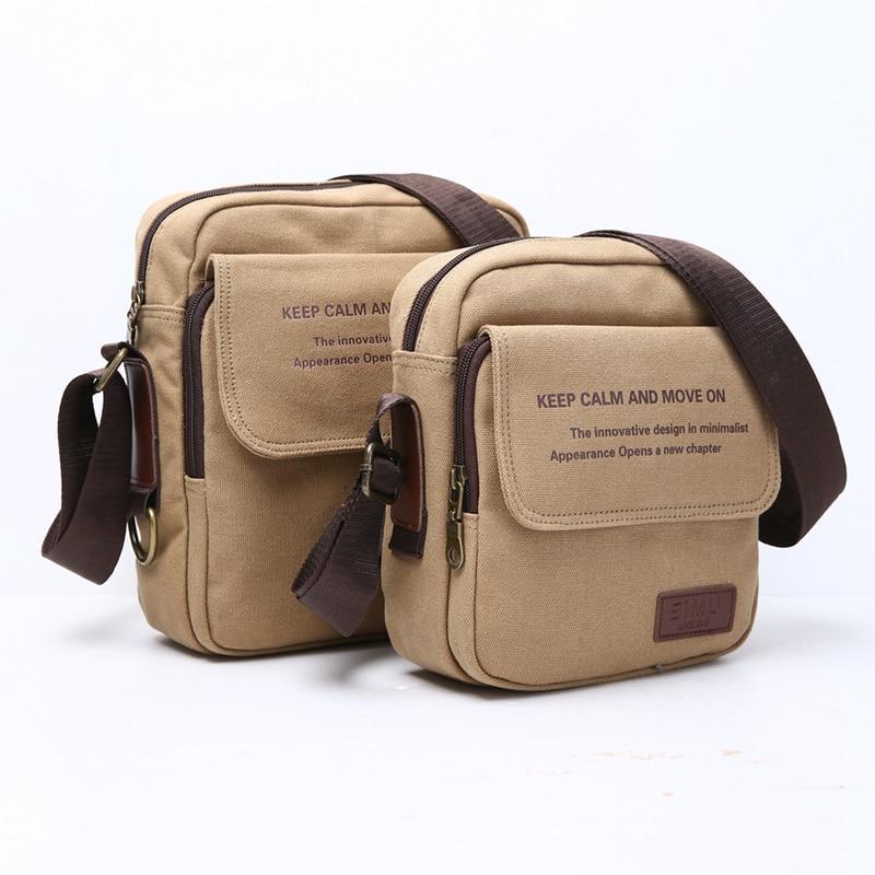 Men Canvas Shoulder Crossbody Bag Crossbody Bags AA Bags Store