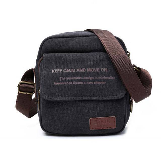 Men Canvas Shoulder Crossbody Bag Crossbody Bags AA Bags Store black No USB