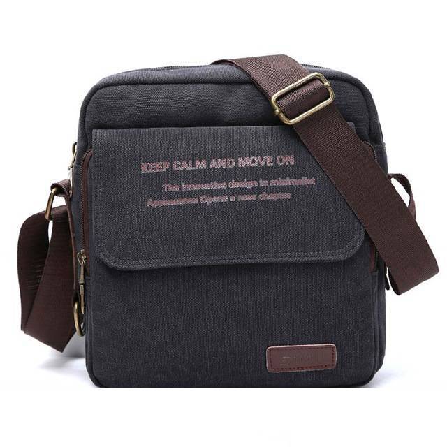 Men Canvas Shoulder Crossbody Bag Crossbody Bags AA Bags Store black1 No USB