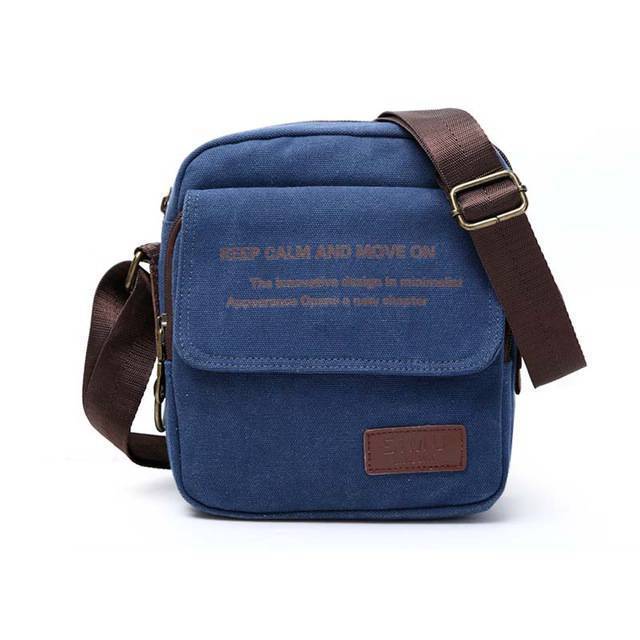 Men Canvas Shoulder Crossbody Bag Crossbody Bags AA Bags Store blue No USB