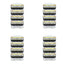 Men's 16 Pcs Shaving Razor High-Quality Blades Cassettes Razor Authorized Shaving Blade Store 16pcs Black Blade