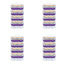 Men's 16 Pcs Shaving Razor High-Quality Blades Cassettes Razor Authorized Shaving Blade Store 16pcs Purple Blade
