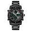 Men's Full Steel LED Digital Sports Watch Quartz Watches Readeel Watch Store Black