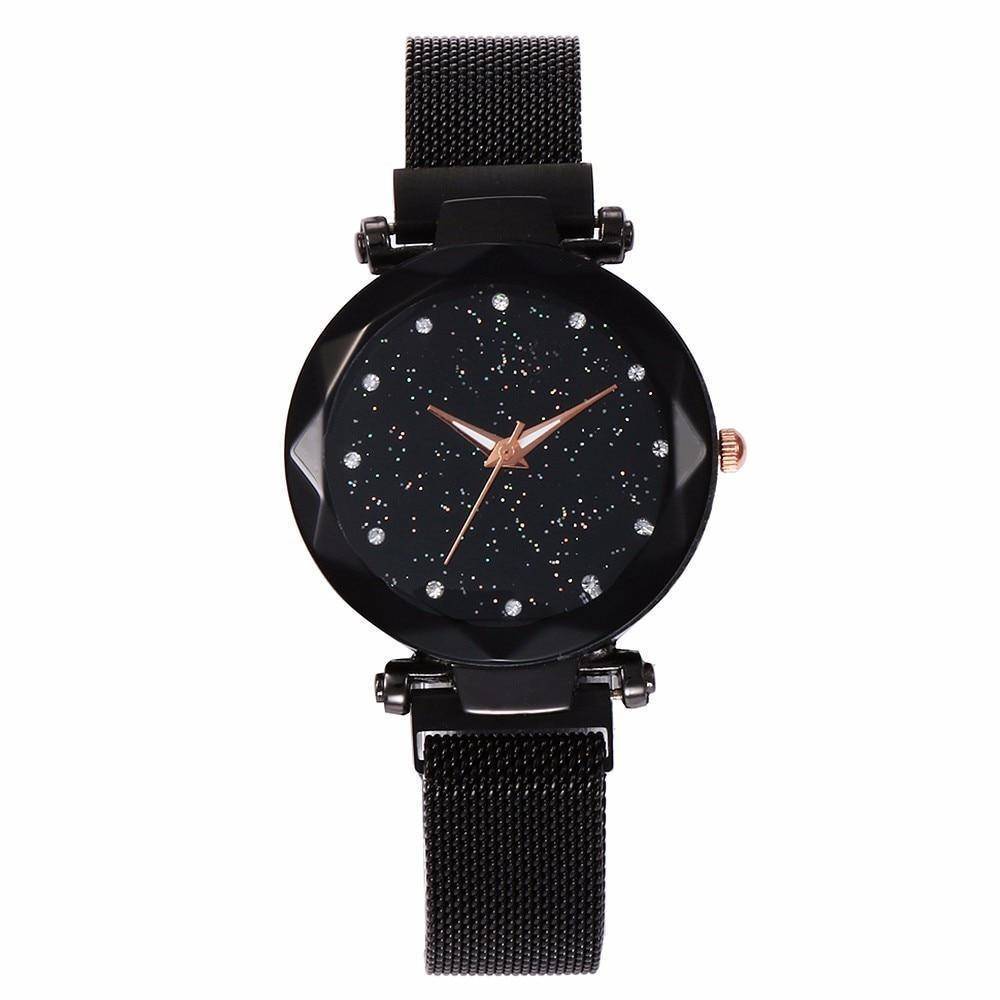Mesh Magnet Buckle Starry Sky Quartz Watches Women's Watches Aiwise Store