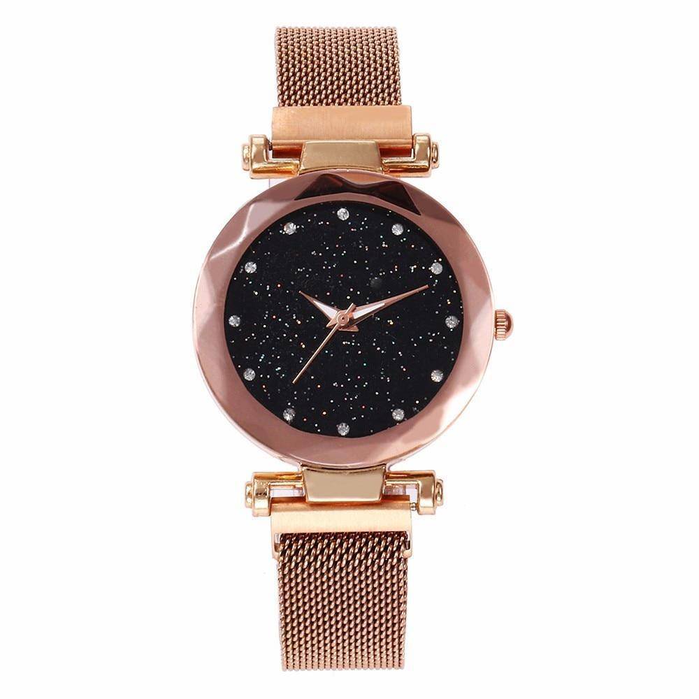 Mesh Magnet Buckle Starry Sky Quartz Watches Women's Watches Aiwise Store