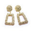 Metal Long Big Drop Earrings Drop Earrings BFH Official Store Gold 1