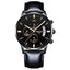 Military Fashion Anti Magnetic Casual Dress Quartz Watch For Men Quartz Watches NIBOSI Official Store Black Rose Leather