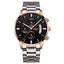 Military Fashion Anti Magnetic Casual Dress Quartz Watch For Men Quartz Watches NIBOSI Official Store RoseGold Black Steel
