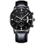 Military Fashion Anti Magnetic Casual Dress Quartz Watch For Men Quartz Watches NIBOSI Official Store Whole Black Leather