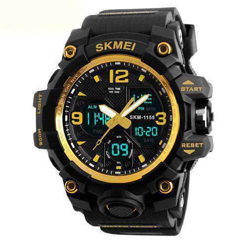 Military LED Display Waterproof Quartz Watch For Men Quartz Watches TYT Professional Wristwatches store Gold