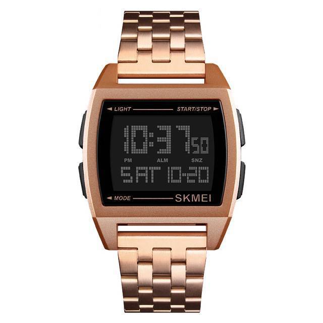 Military Sport LED Watch Digital Watches Skmei Direct Selling Store rose gold