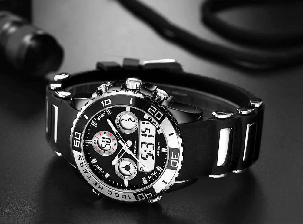 Military Waterproof Shock Digital Sports Watch For Men Sports Watches Readeel factory Store
