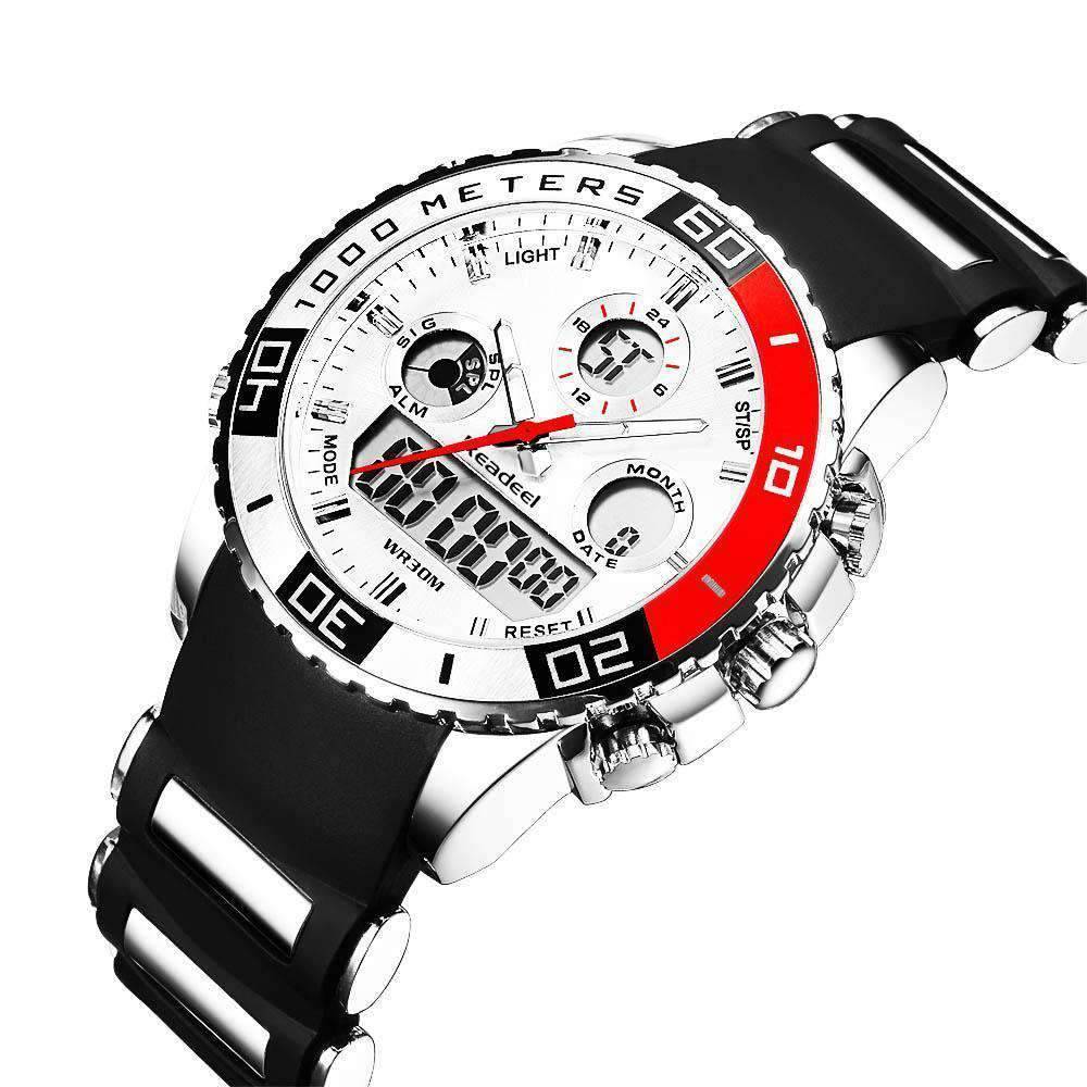 Military Waterproof Shock Digital Sports Watch For Men Sports Watches Readeel factory Store Red