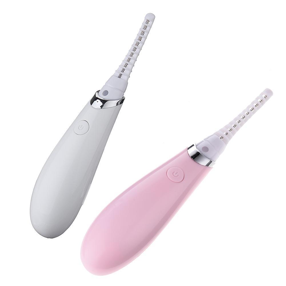 Mini USB Electric Ironing Eye Makeup Heated Eyelash Curler Eyelash Curler Catch Beautiful Store