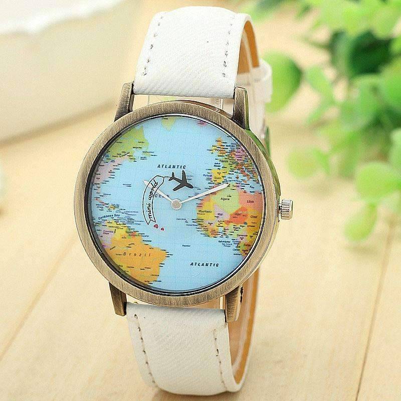 Mini World Fashion Quartz Leather Strap Women’s Bracelet Watch Women's Watches Shenzhen Sunshine Wholesale Co.,Ltd White
