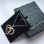 Mother Child Hand in Hand Necklace Pendant Necklaces yanqifei Store three color box