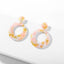Multicolor Big Hook Semicircle Earrings Drop Earrings onekiss Official Store 200154