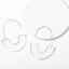 Multicolor Big Hook Semicircle Earrings Drop Earrings onekiss Official Store Clear