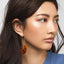 Multicolor Big Hook Semicircle Earrings Drop Earrings onekiss Official Store Leopard Print