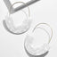 Multicolor Big Hook Semicircle Earrings Drop Earrings onekiss Official Store White