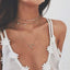 Multilayer Carved Coin Necklace Chain Necklaces AY A Store FOV331