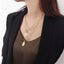 Multilayer Choker Pendant Necklace Pendant Necklaces IngeSight.Z IngeSightZ Store