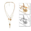 Multilayer Choker Pendant Necklace Pendant Necklaces IngeSight.Z IngeSightZ Store