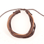 Multilayer Leather Handmade Bracelets for Men Wrap Bracelets IF ME Official Store Brown 62GG44