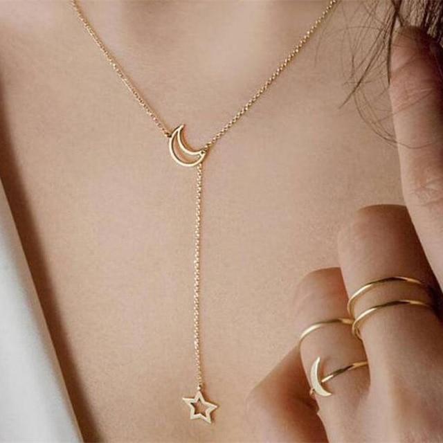 Multilayer Vintage Pendant Necklace Chain Necklaces IF ME Official Store NJDY421