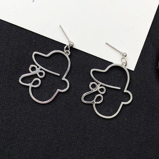 Multiple Choice Abstract Earrings Drop Earrings instantaneous Online Store C4