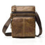 Natural Flap Shoulder Genuine Leather Crossbody Bags for Men Crossbody Bags Westal Store 701BI yellow coffee 16cm