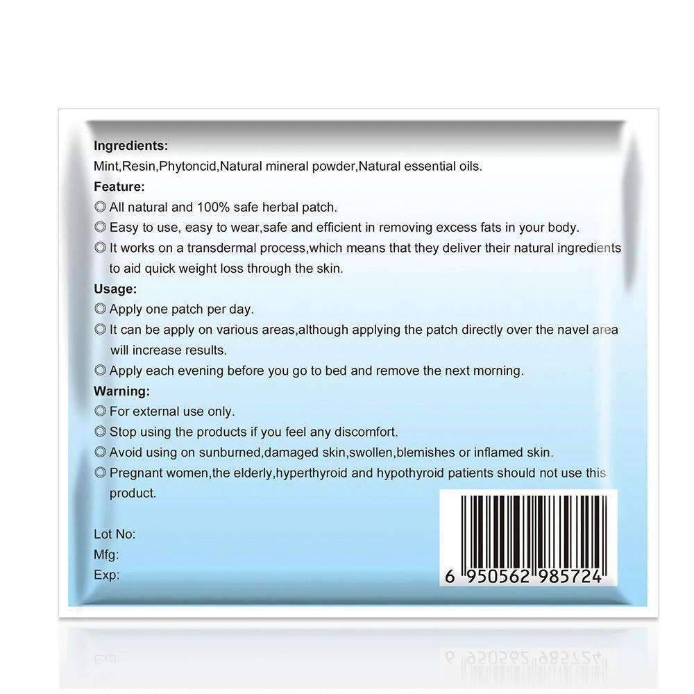 Natural Herbs Fat Burning Navel Slimming Patch Weight Loss Products Slimming Product KONGDY official store