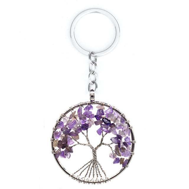 Natural Quartz Stone Crown Chakra Crystals Pendant Necklace Pendants qjyStar Gift Store