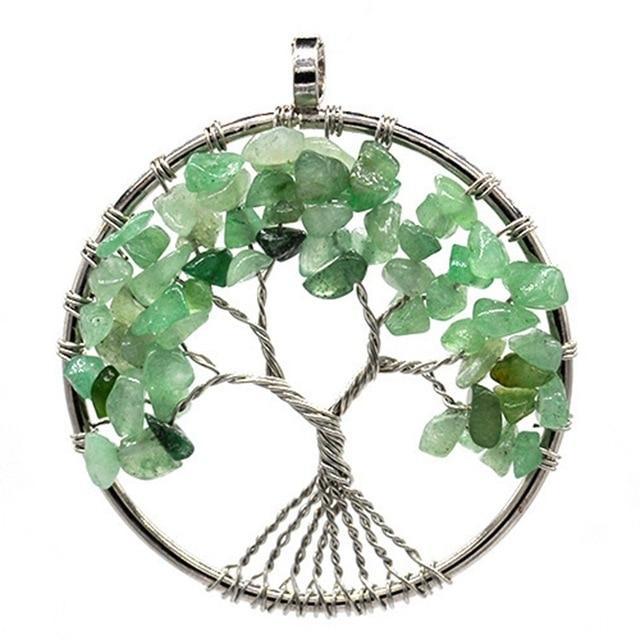 Natural Quartz Stone Crown Chakra Crystals Pendant Necklace Pendants qjyStar Gift Store 19686265-3sn003
