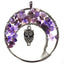 Natural Quartz Stone Crown Chakra Crystals Pendant Necklace Pendants qjyStar Gift Store 19686265-9sn011