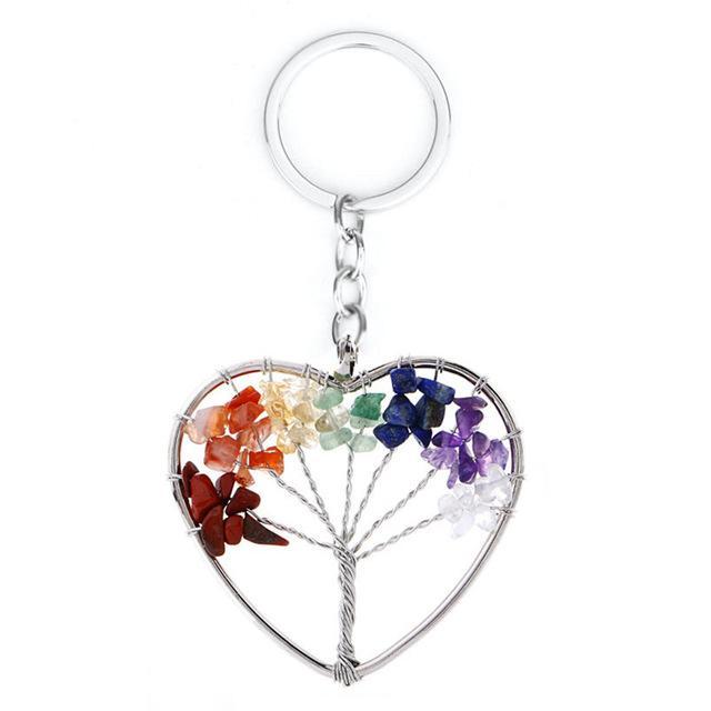 Natural Quartz Stone Crown Chakra Crystals Pendant Necklace Pendants qjyStar Gift Store