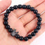 Natural Stone Bracelet with Crown Design Strand Bracelets The home of beautiful ornaments