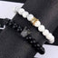 Natural Stone Bracelet with Crown Design Strand Bracelets The home of beautiful ornaments