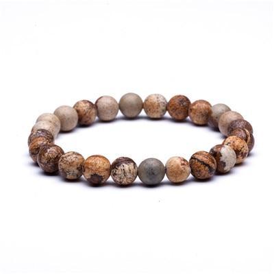 Natural Stone Buddha Lava Bead Bracelet Strand Bracelets HelloLeo 05