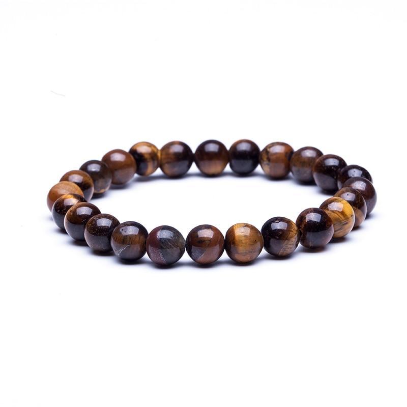 Natural Stone Buddha Lava Bead Bracelet Strand Bracelets HelloLeo