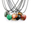 Natural Stone Heart Shape Necklace Pendant Necklaces Hi Beads Store