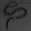 Natural Stone Wolf Tooth Necklace Pendant Necklaces GQTorch Official Store Large Black Chain